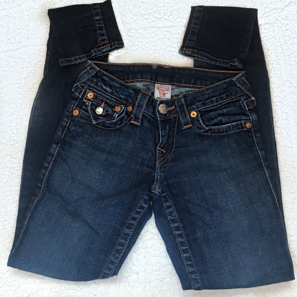 TRUE RELIGION | Dark Wash Skinny Jeans